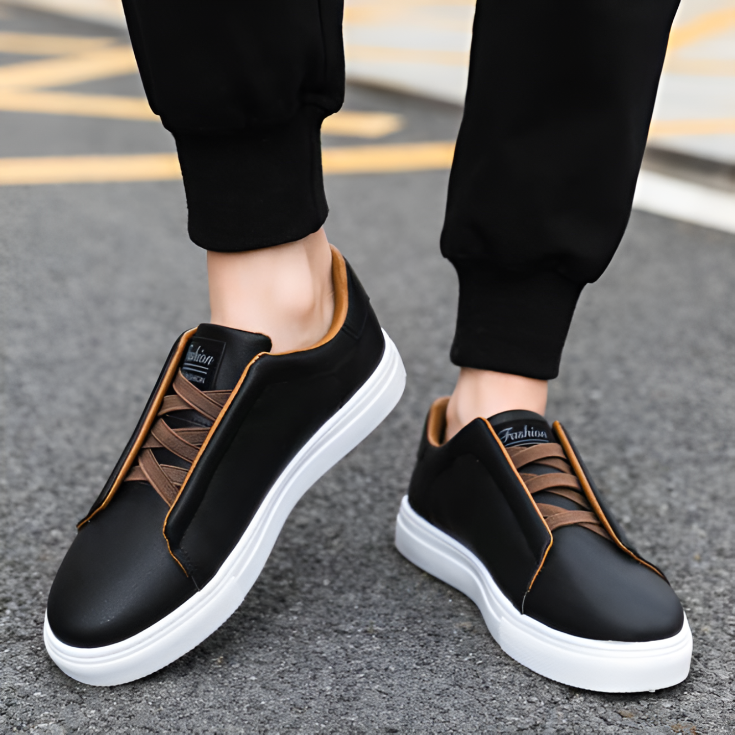 Ethan | Stylish Sneakers | Leather Sneakers | Comfortable Footwear 1