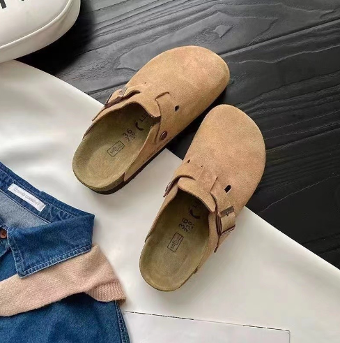 Ethan | Suede Clogs | Slip-On Footwear | Adjustable Buckle 2