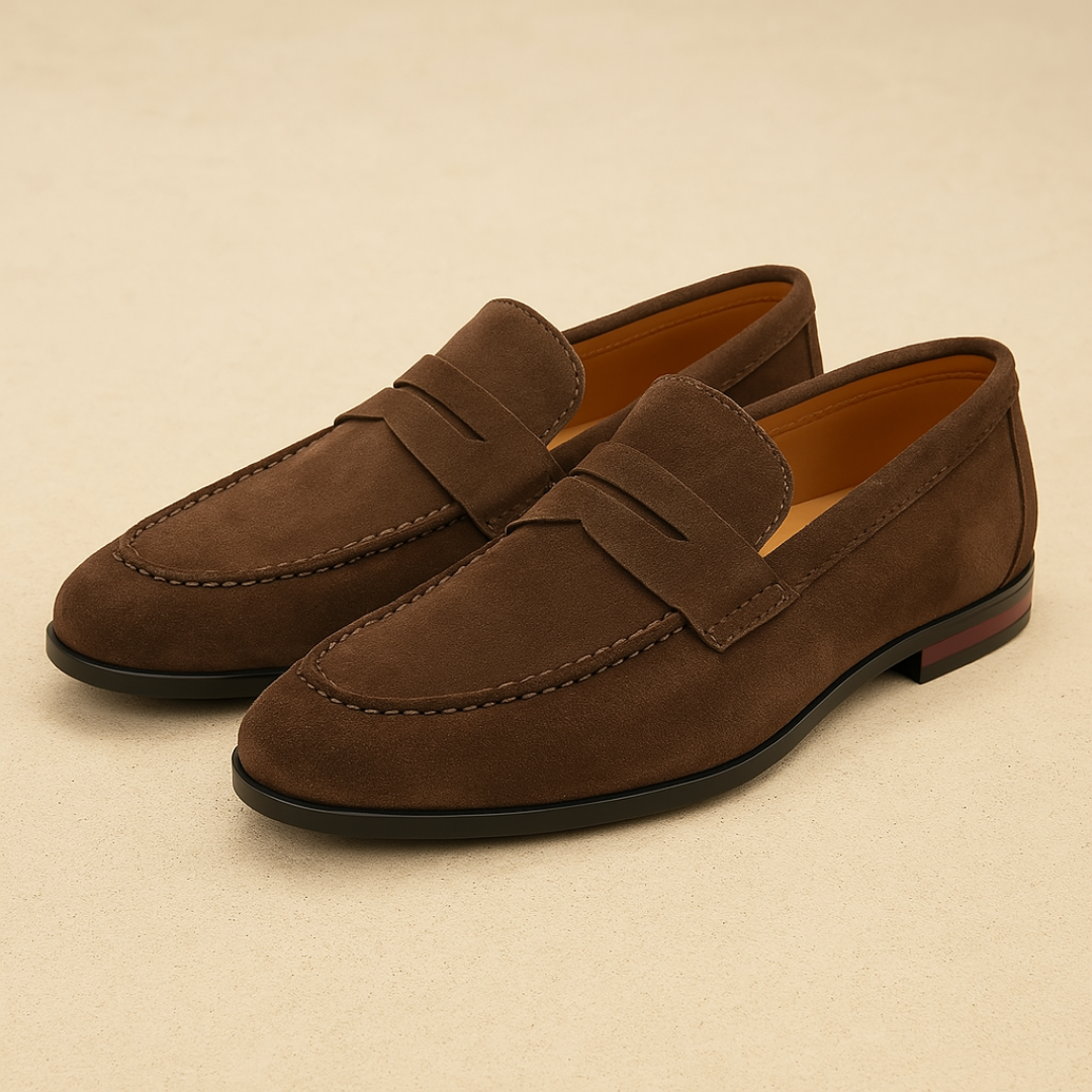 Ethan | Suede Loafers | Casual Footwear | Comfortable Dress Shoes 0