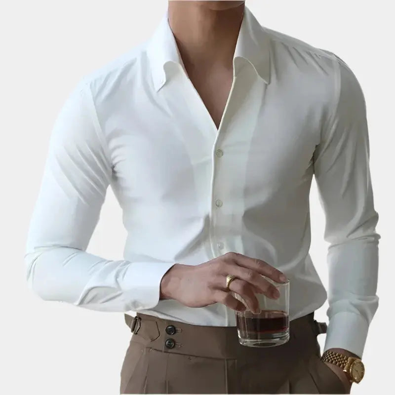 Ethan | Tailored Dress Shirt | Slim Fit Shirt | Breathable Fabric Shirt 0