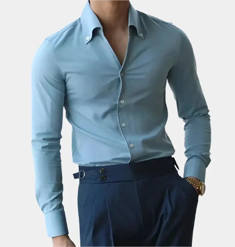 Ethan | Tailored Dress Shirt | Slim Fit Shirt | Breathable Fabric Shirt 2
