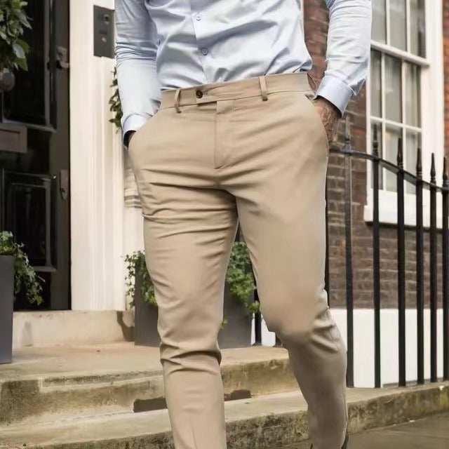 Ethan | Tapered Trousers | Breathable Fabric | Slim Fit Design 0