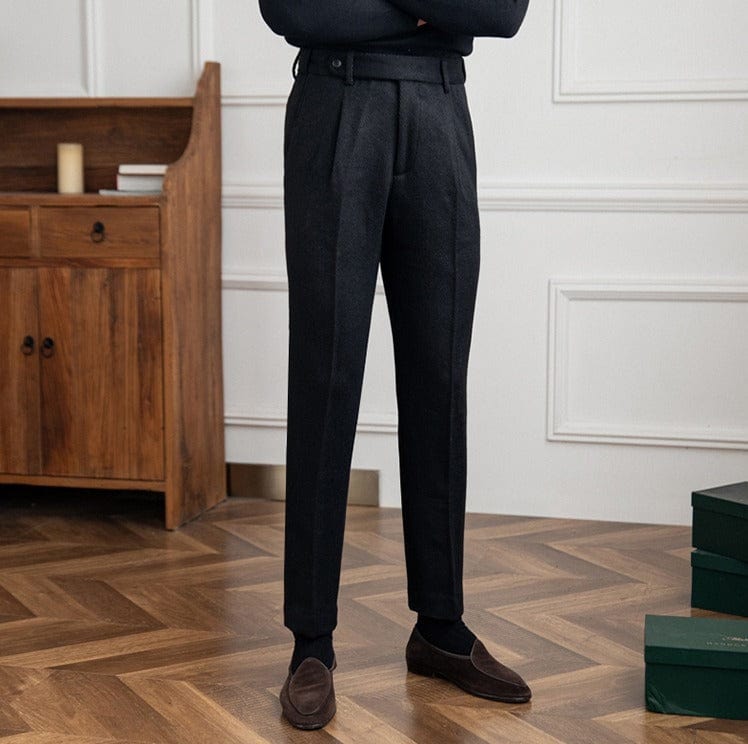Ethan | Trousers | Herringbone Weave | Tailored Fit 1