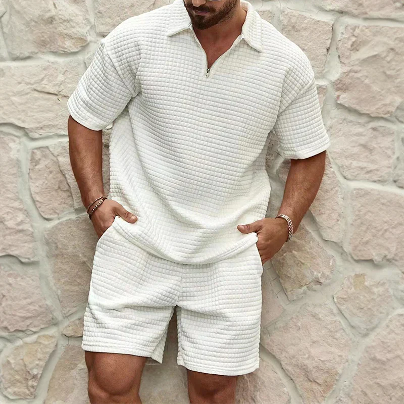Ethan | Waffle Knit | Breathable Fabric | Short Set 1