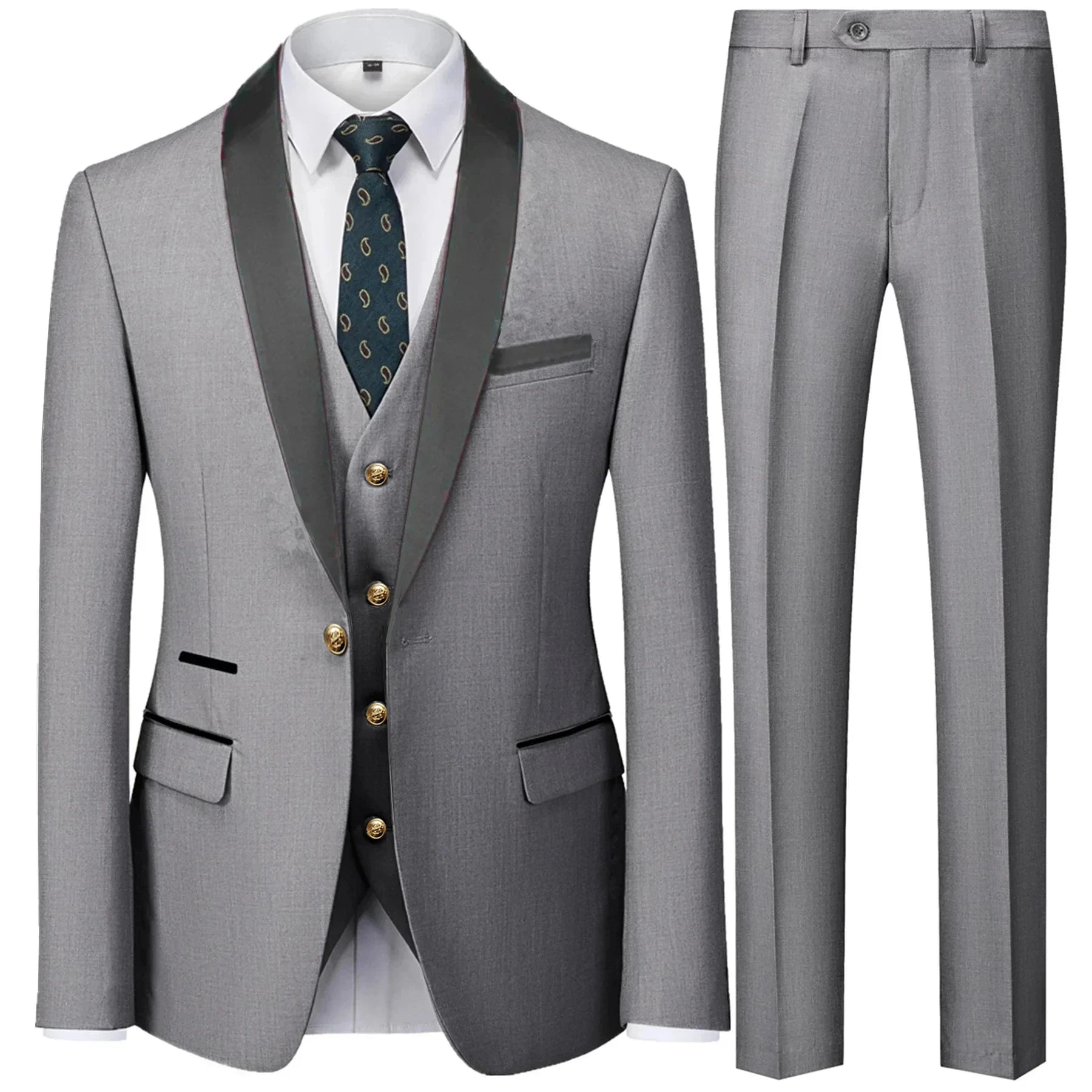 Ethan | Wedding Suit | Formal Attire | Three-Piece Ensemble 2