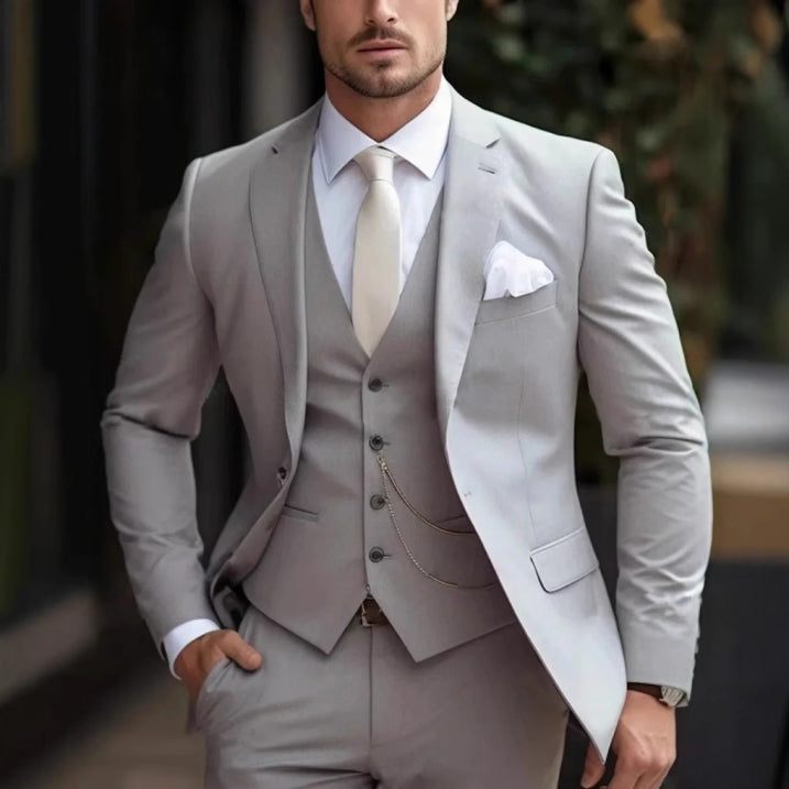 Ethan | Wedding guest suit | Classic men's attire | Elegant three-part ensemble 3