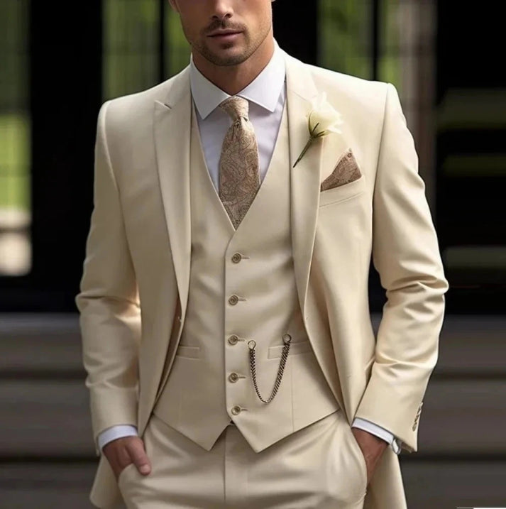 Ethan | Wedding guest suit | Classic men's attire | Elegant three-part ensemble 5