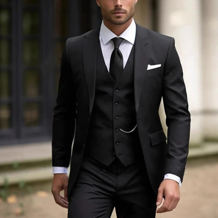 Ethan | Wedding guest suit | Classic men's attire | Elegant three-part ensemble 6
