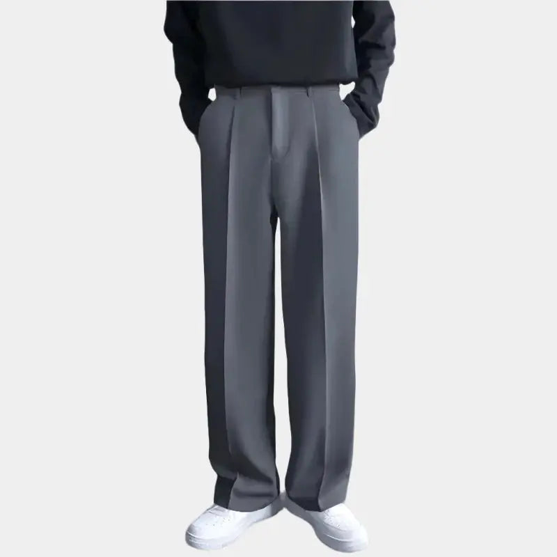 Ethan | Wide Leg Trousers | Pleated Design | Comfortable Fit 0