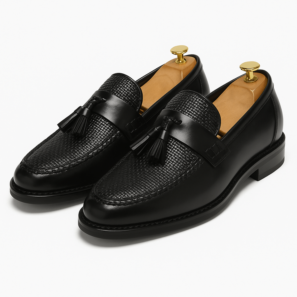 Ethan | Woven Loafers | Tassel Shoes | Formal Footwear 0