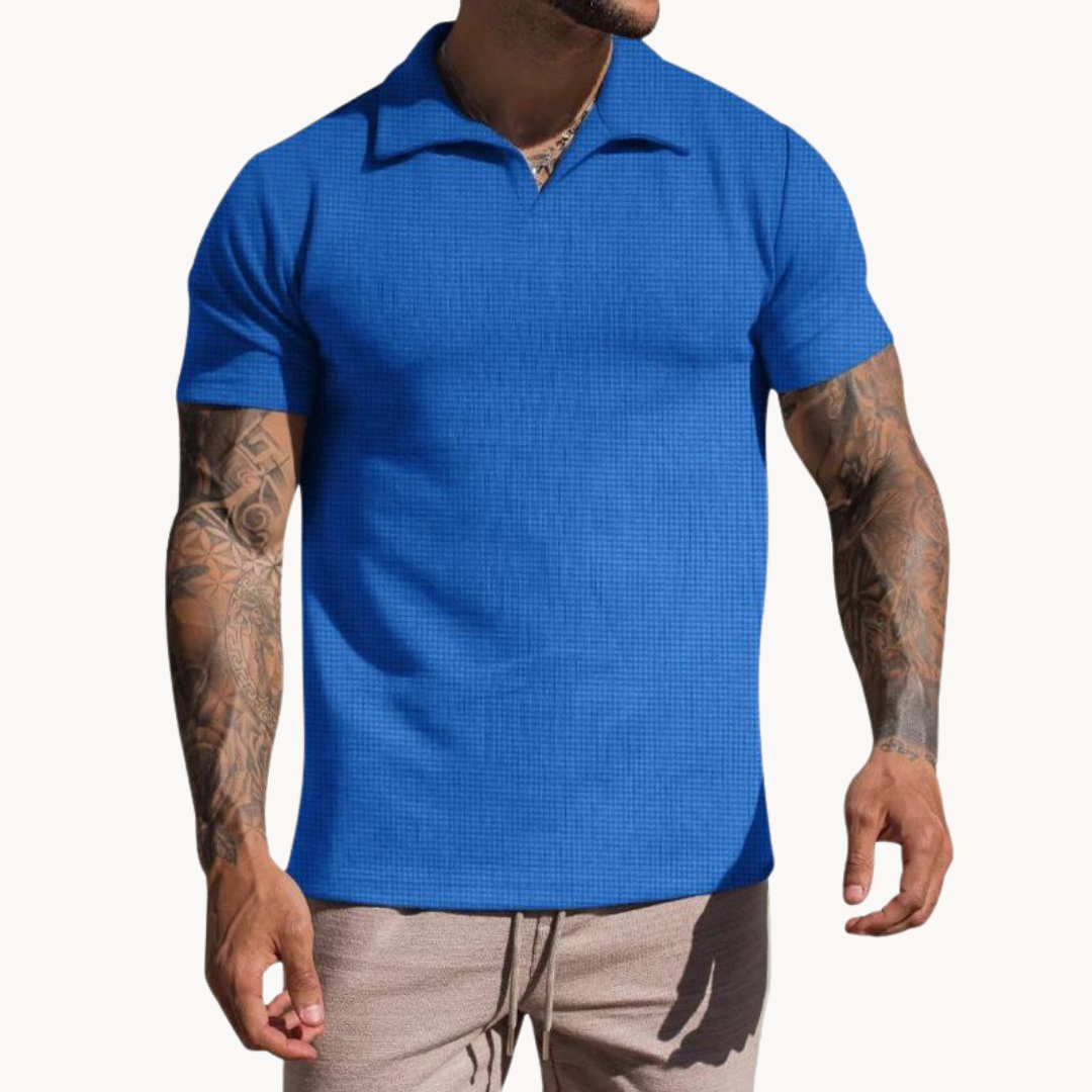 Ethan | Yarn-Dyed Polo | Structured Collar | Comfortable Fit 3