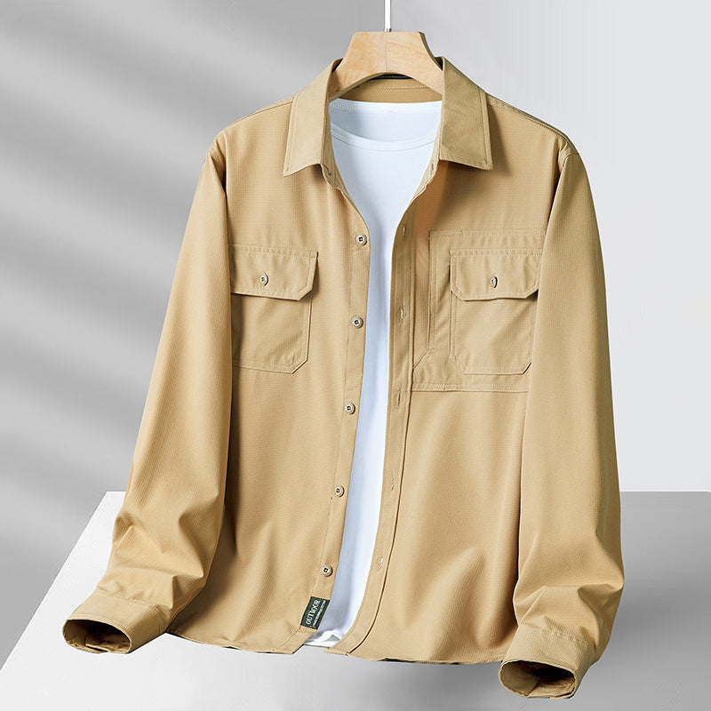 Ethan's Essentials | Men's Shirt | Long Sleeve Style | Lightweight Fabric 0