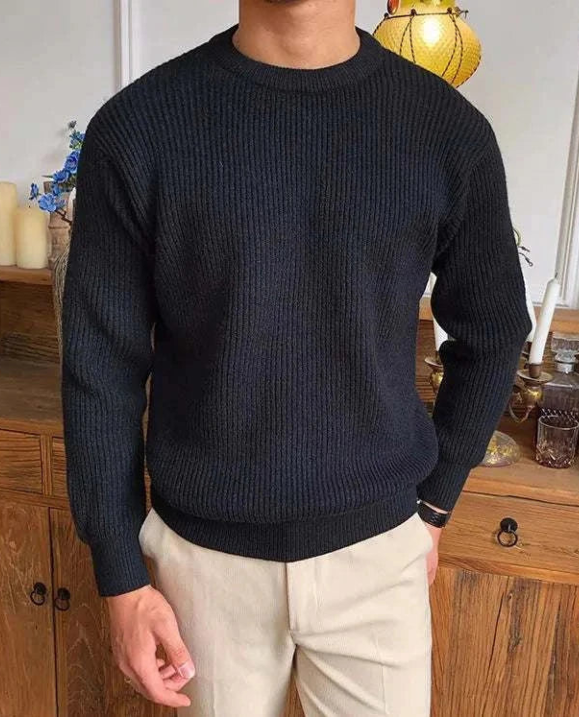 Ethan's Ribbed Sweater | Mens Sweaters | Comfortable Cotton Blend | Everyday Wear 6