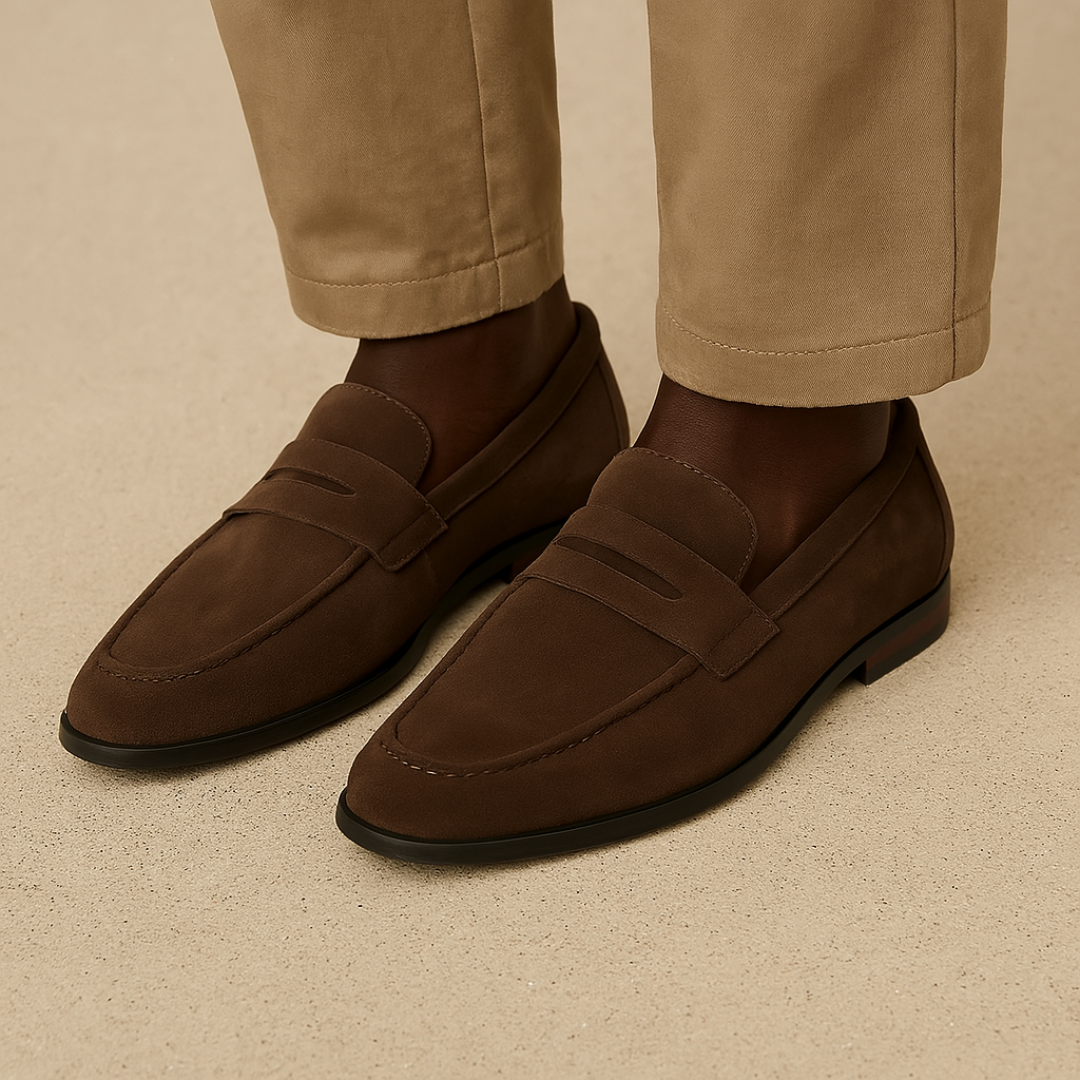 James | Penny Loafers | Suede Shoes | Men's Footwear 1