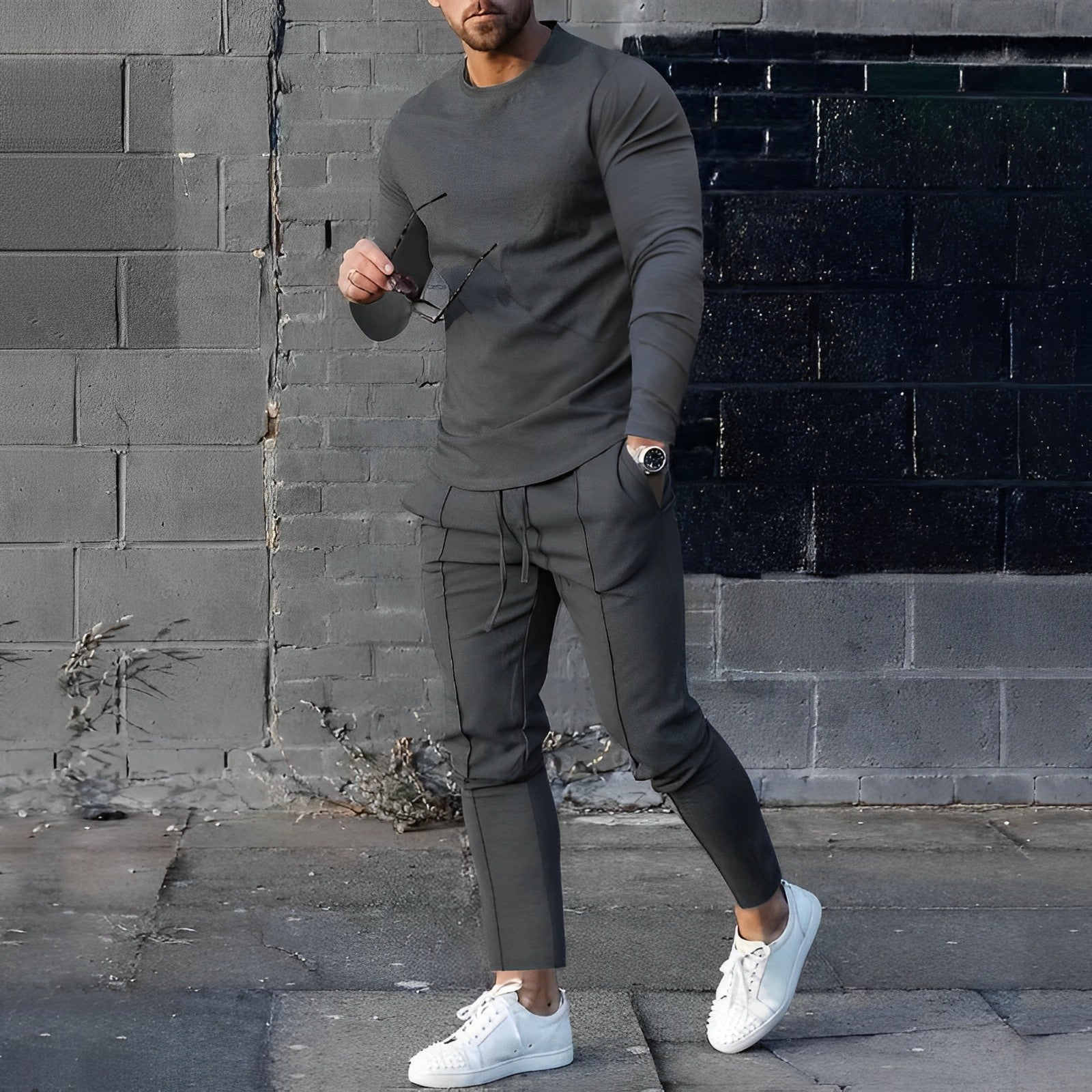 Jaxon | Men's Tracksuit | Tracksuits | Comfortable Fiber Blend | Modern Slim Fit 0