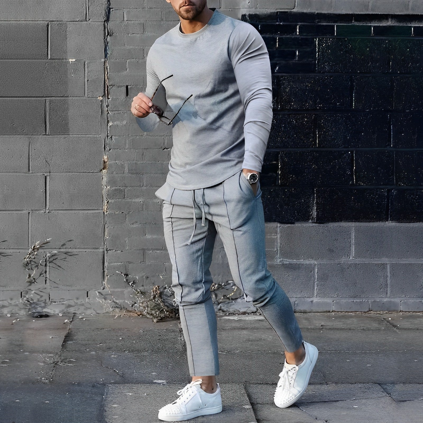 Jaxon | Men's Tracksuit | Tracksuits | Comfortable Fiber Blend | Modern Slim Fit 1