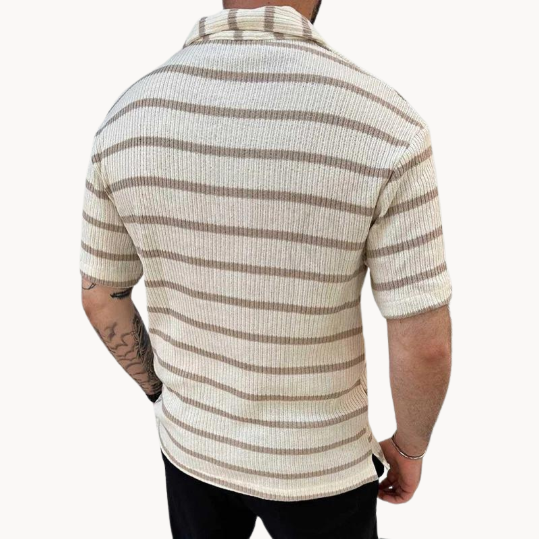 Johnny | Breathable Polo Shirt | Soft Blend Fit | Striped Design 5
