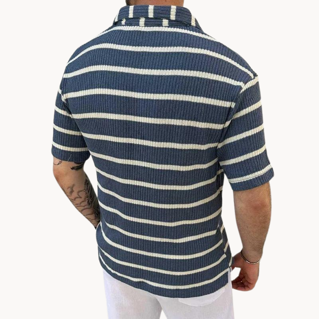 Johnny | Breathable Polo Shirt | Soft Blend Fit | Striped Design 6