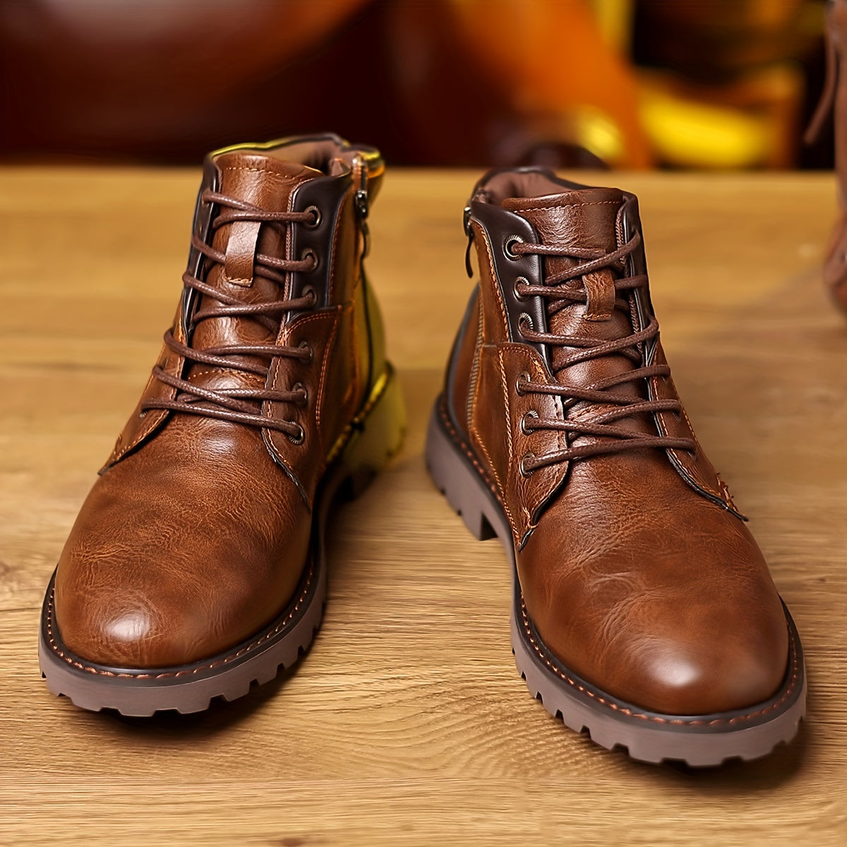 Jonathan | Men's Leather Boots | Durable Footwear | Stylish Winter Shoes | Versatile Fashion 3