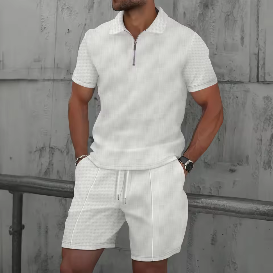 Liam | Men's Outfit | Casual Polo | Comfortable Shorts 10
