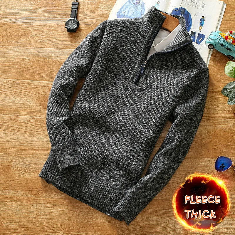 Liam | Men's Sweater | Half Zip Sweater | Warm Fleece | Comfortable Style 8