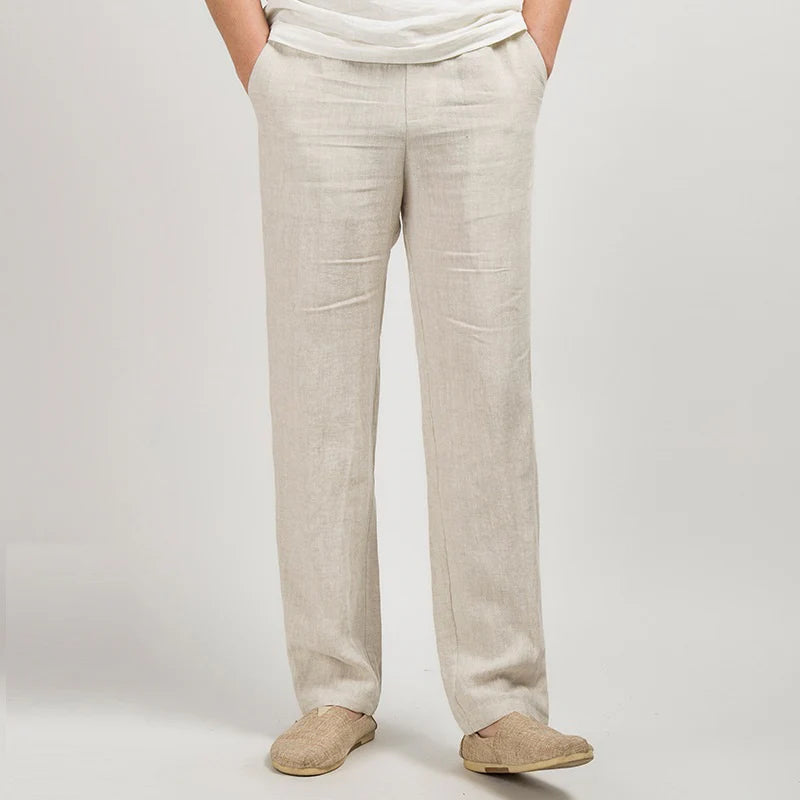 Liam | Mens Linen Trousers | Linen Pants | Linen Trousers Women 0