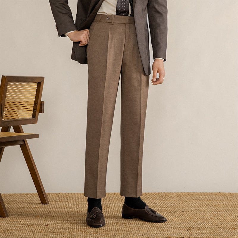 Liam's Style | Trousers | Pleated Front Pants | Adjustable Waist Trousers 0