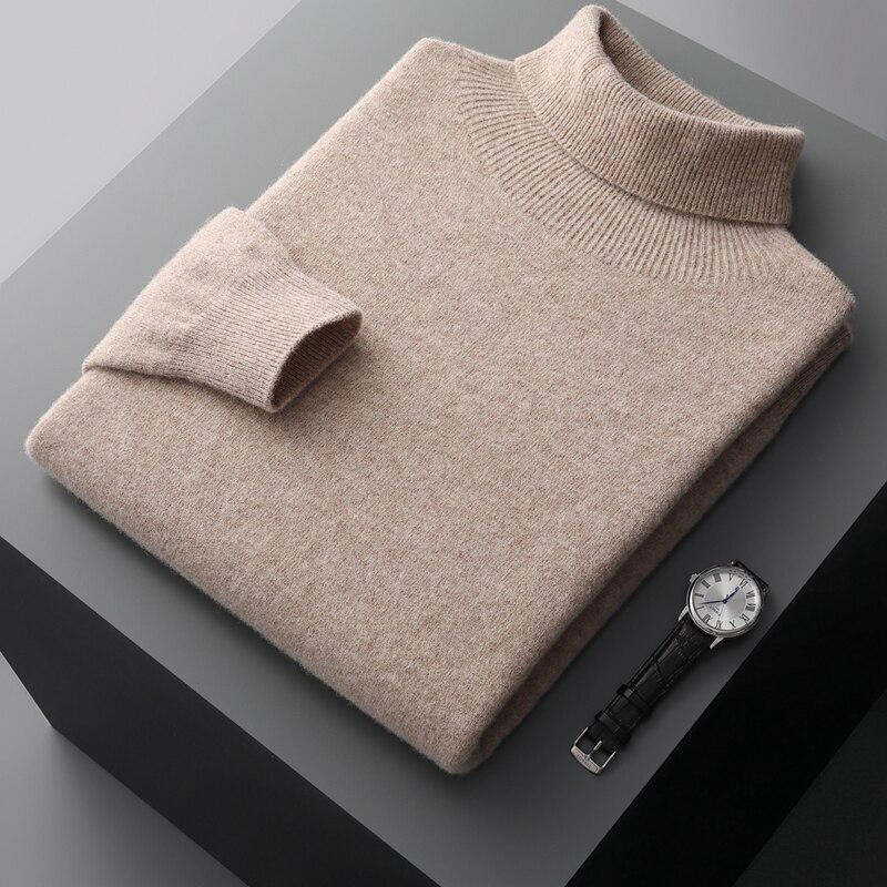 Lukas | Mens Roll Neck Jumper | Womens Black Roll Neck Jumper | Roll Neck 0