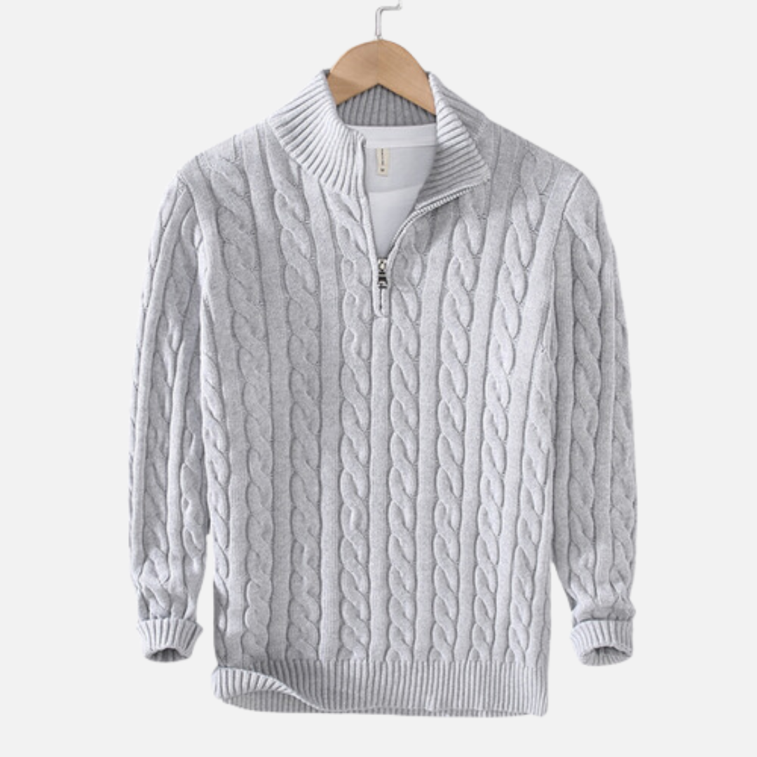 Marco | Sweater | Mens Sweaters | Stylish Half-Zip Design 0