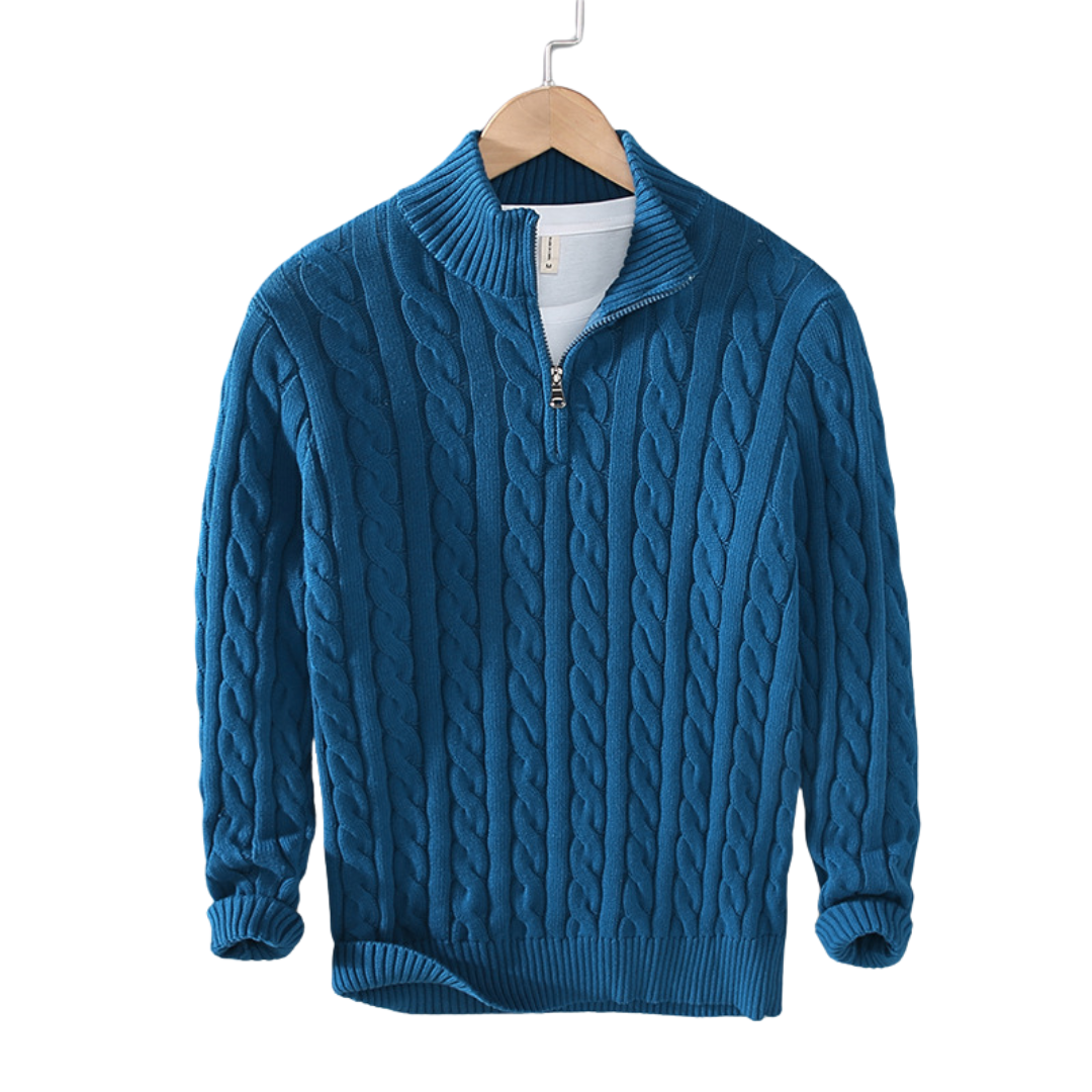 Marco | Sweater | Mens Sweaters | Stylish Half-Zip Design 2
