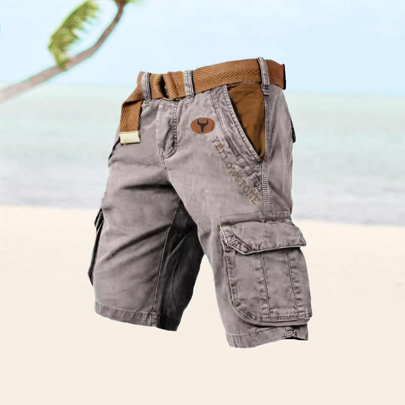 Mason | Men's Cargo Shorts | Black Cargo Shorts | Comfortable Cargo Shorts 0