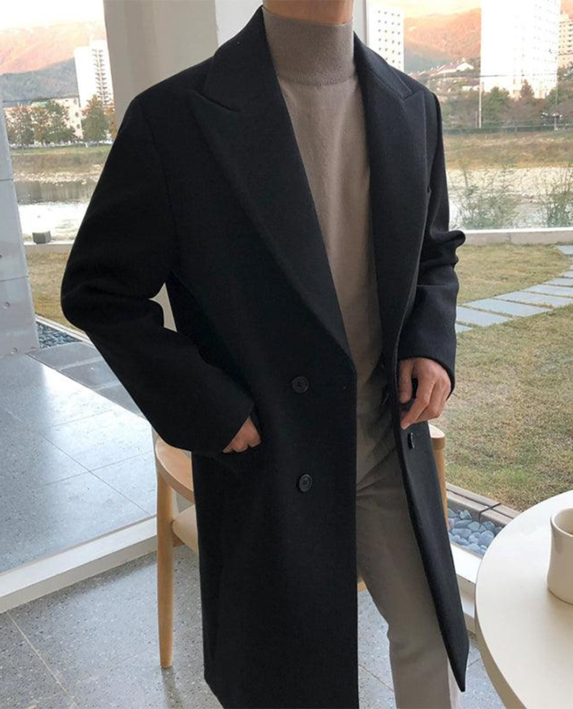 Maxwell | Men's Wool Coat | Long Wool Coat | Wool Jacket 3