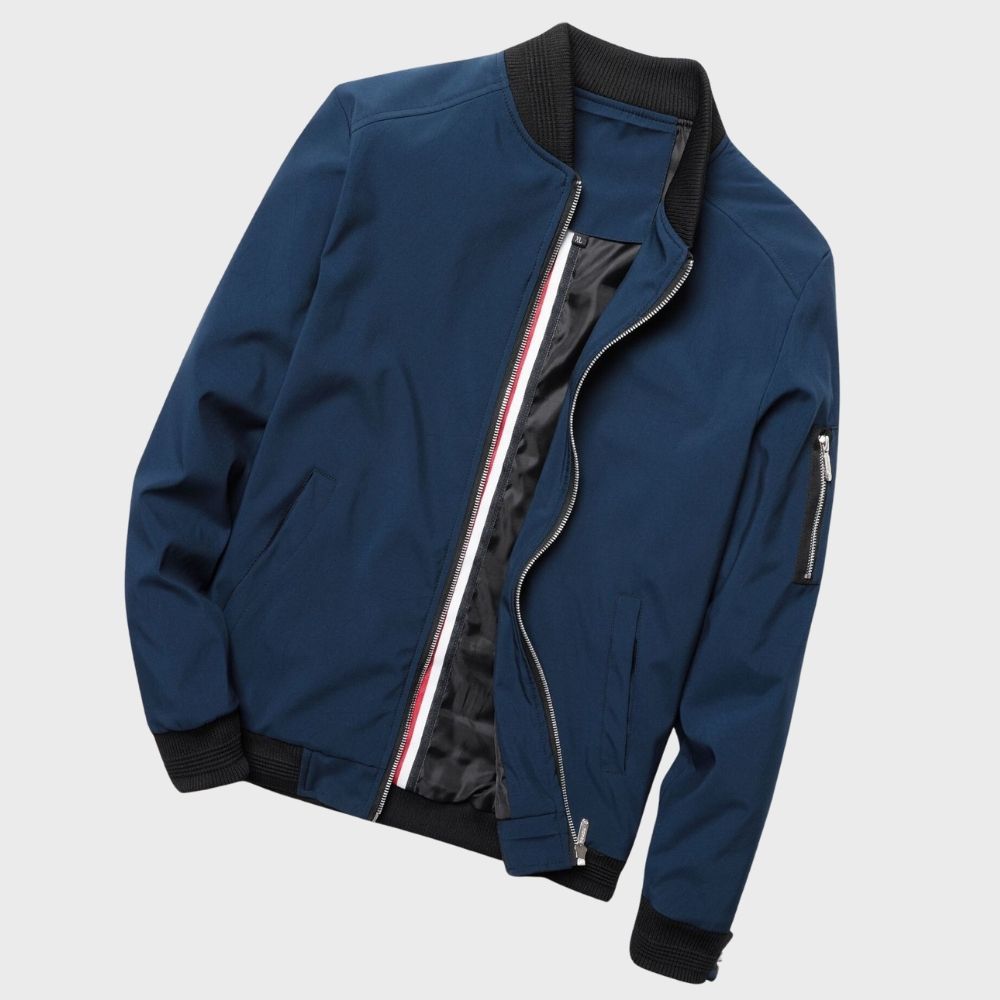 Maxwell | Mens Bomber Jacket | Black Bomber Jacket | Stylish Bomber 1