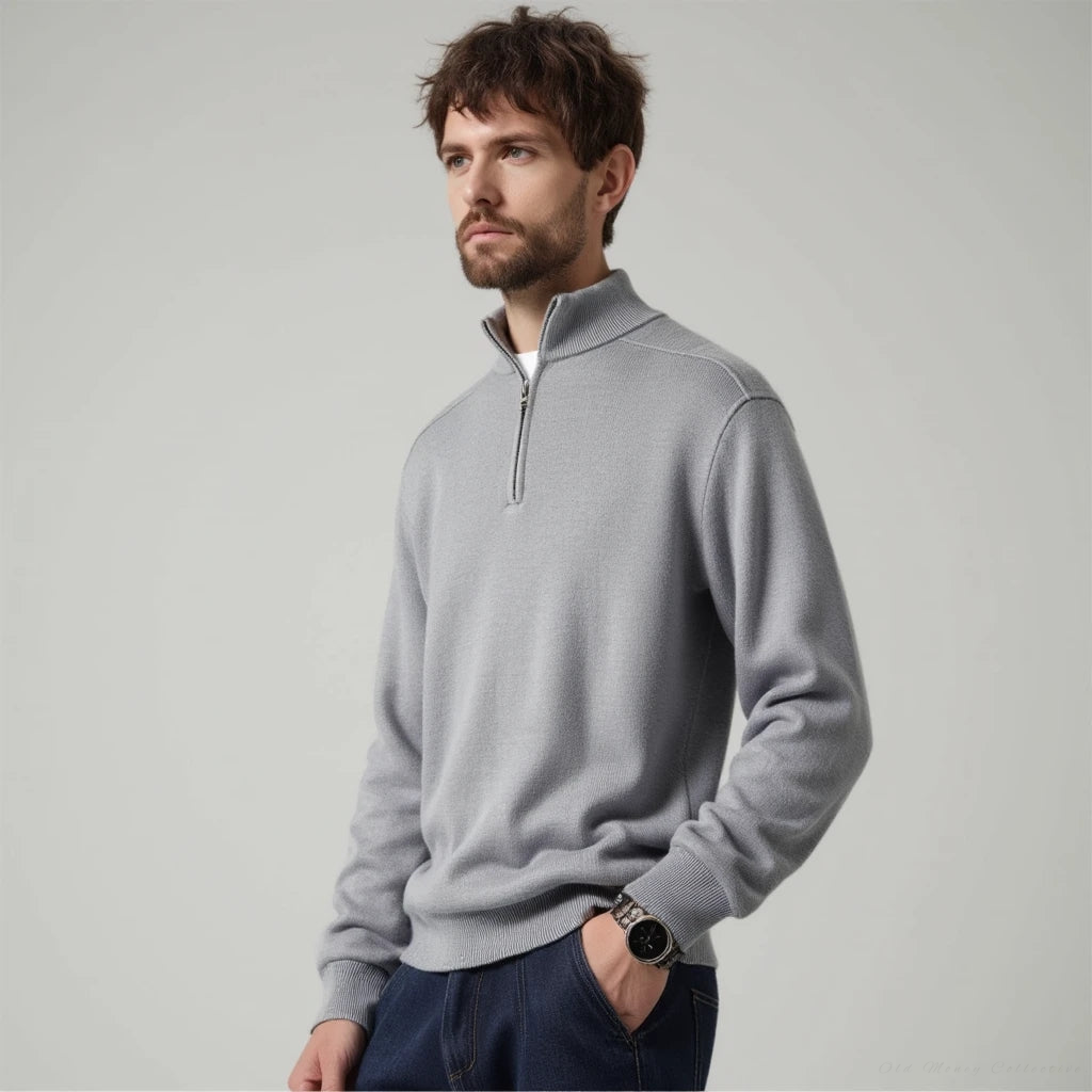 Wolff | Men's Sweater | Half Zip Sweater | Stylish Wool Sweater 1